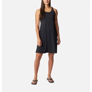 COLUMBIA Women’s Black Marakesh Maven Omni-Wick Omni-Shade Tank Dress Large